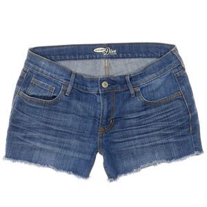 Old Navy Shorts Womens Size 4 W30 Blue Jean Diva Raw Hem Denim Stretch